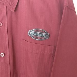 Burgendy HD Long Sleeve shirt